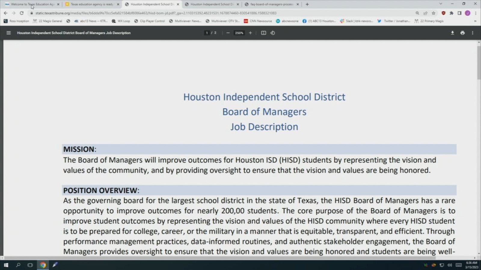 HISD takeover Texas Education Agency ready to find new leaders for