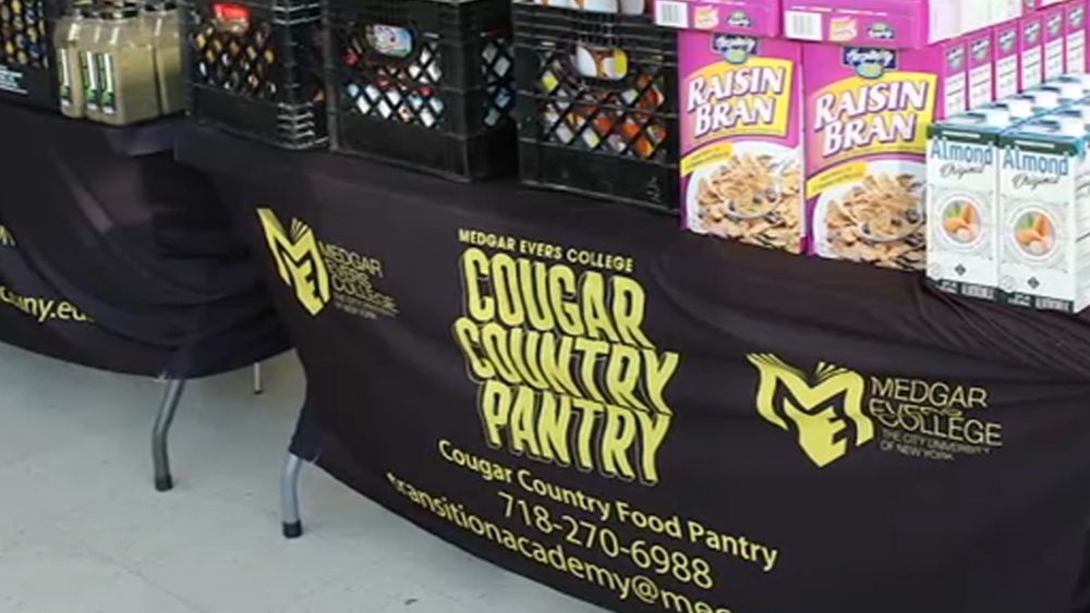 Medgar Evers College launches on-campus food pantry