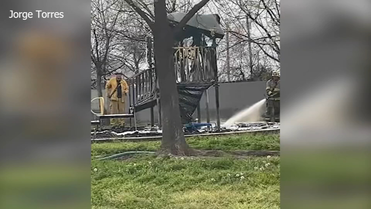 11-year-old sets fire to Clovis playground, police say