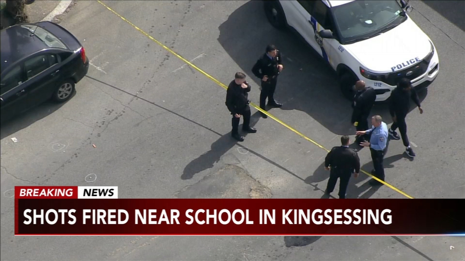 School in the Kingsessing section of Philadelphia on lockdown after