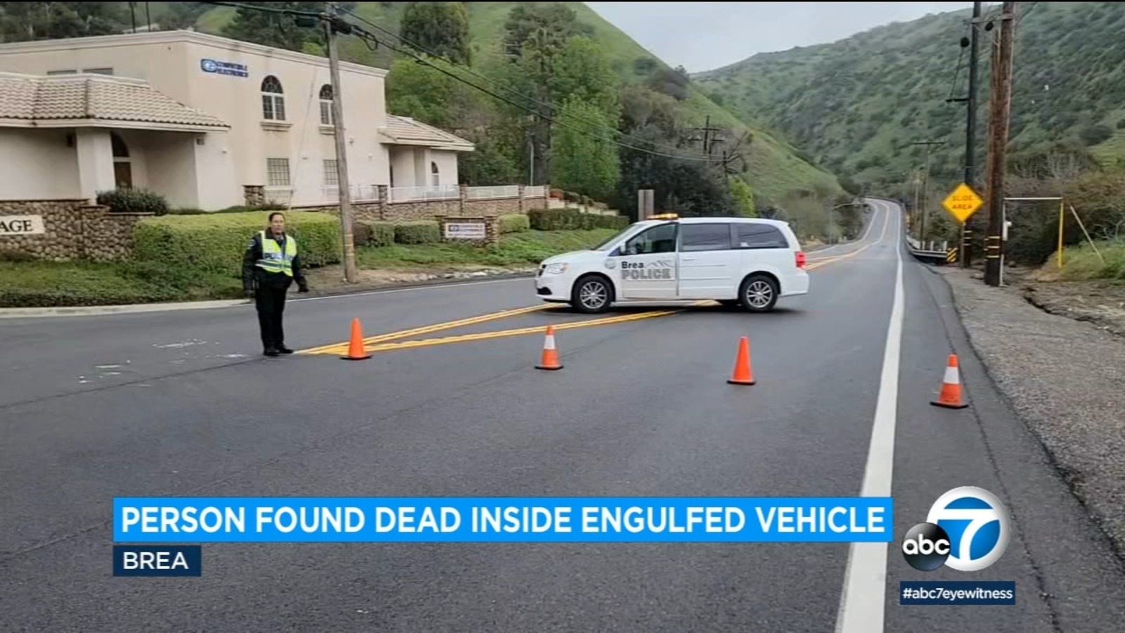Brea police investigating after person found dead in burned-out vehicle - Vimarsana News