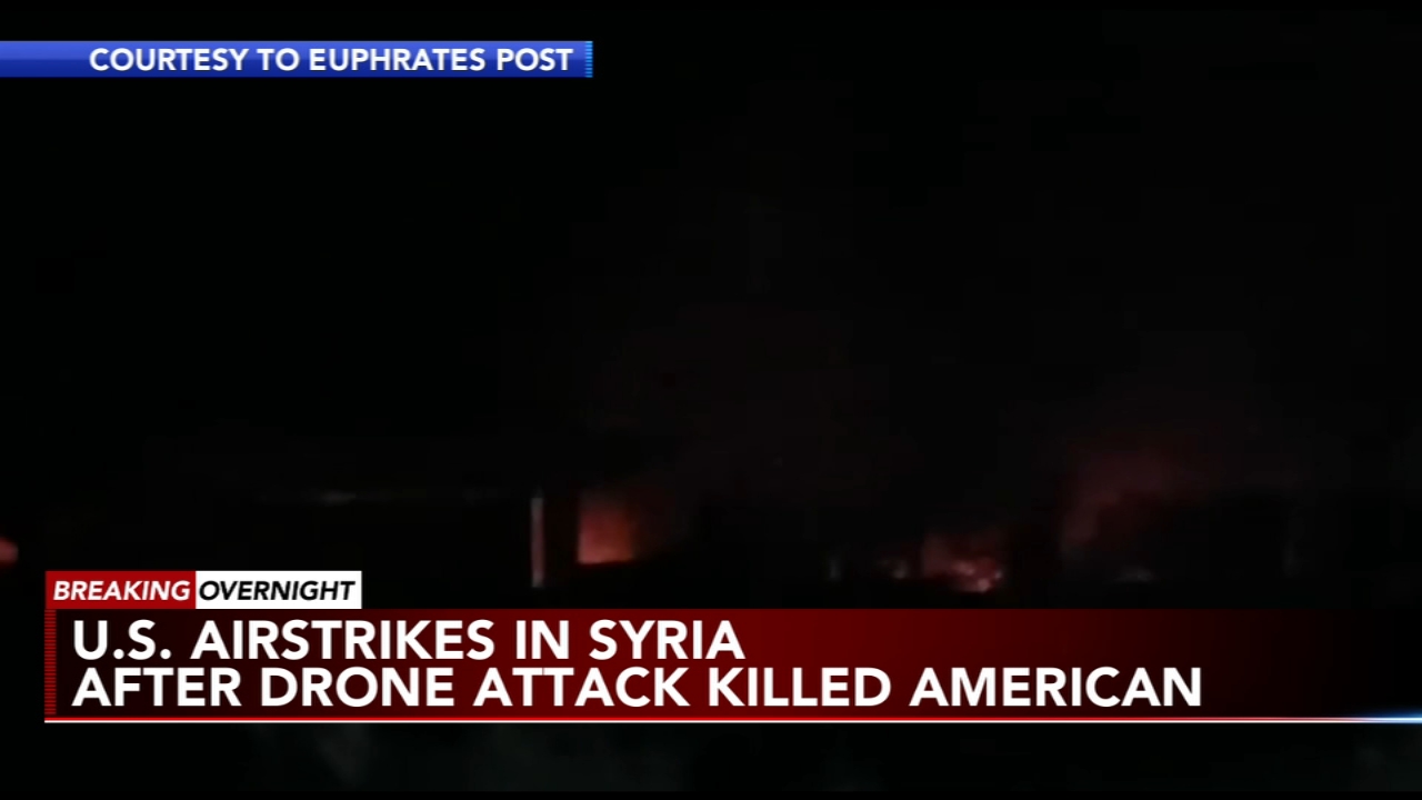 Suspected Iran drone kills US worker in Syria; US retaliates
