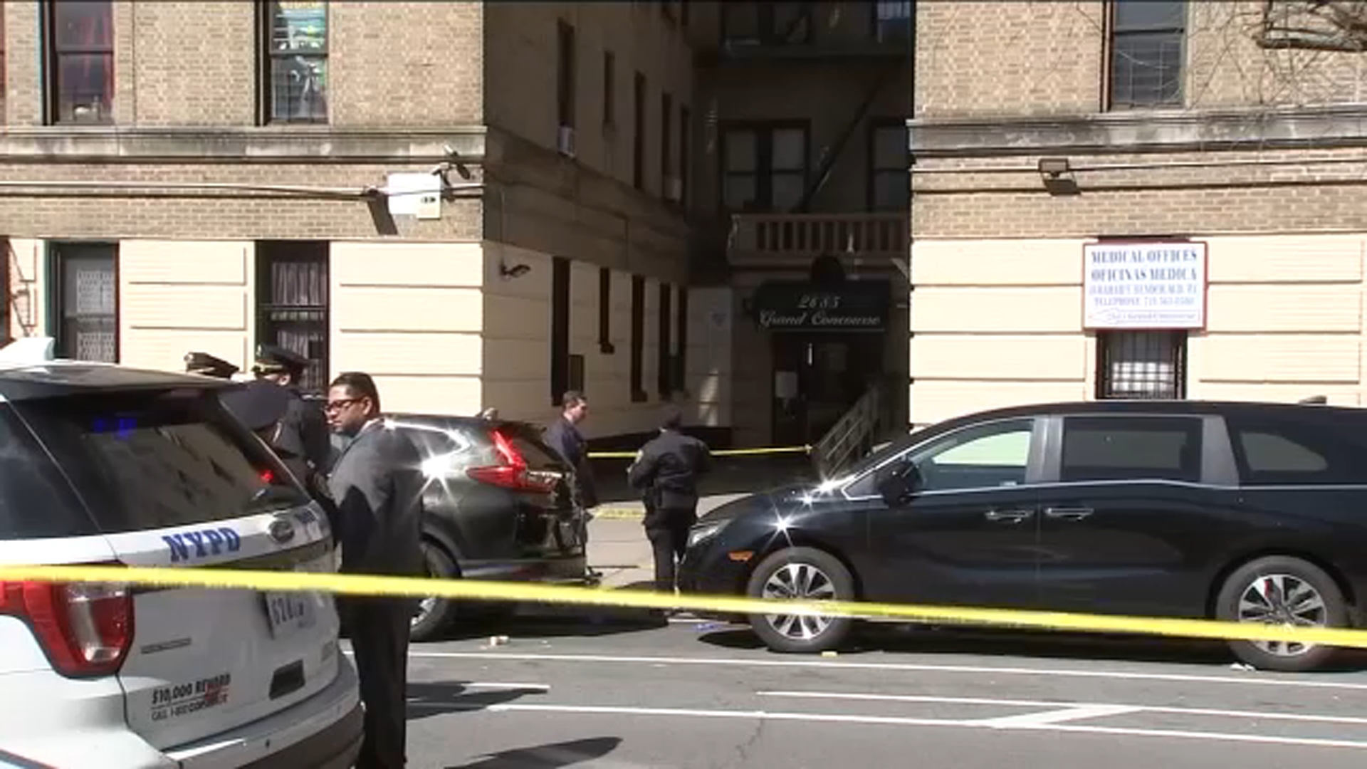 Officers shoot man with knife in the Bronx
