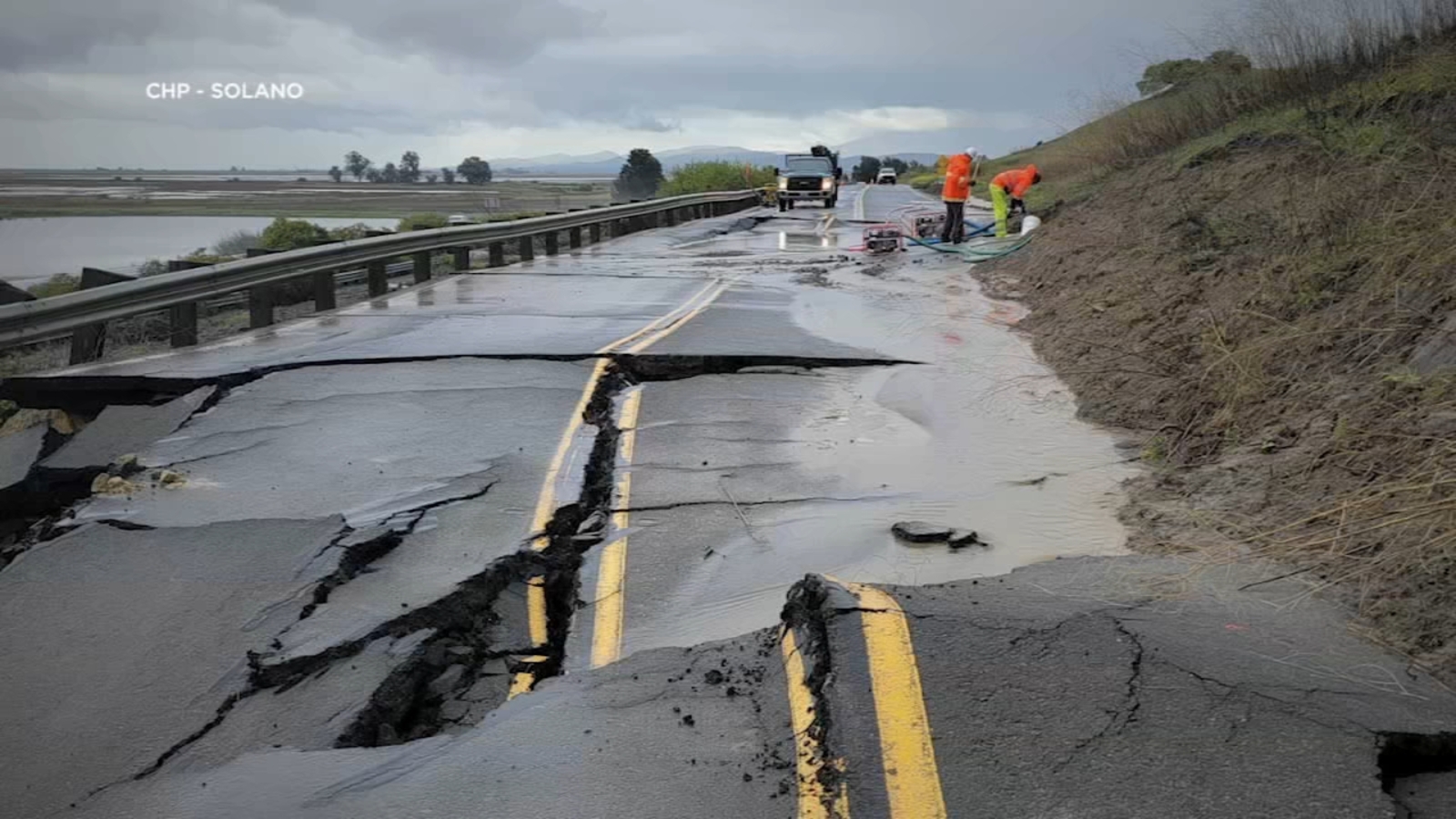 Water usage restrictions in Benicia after landslide near I-680 damages water line - Vimarsana News