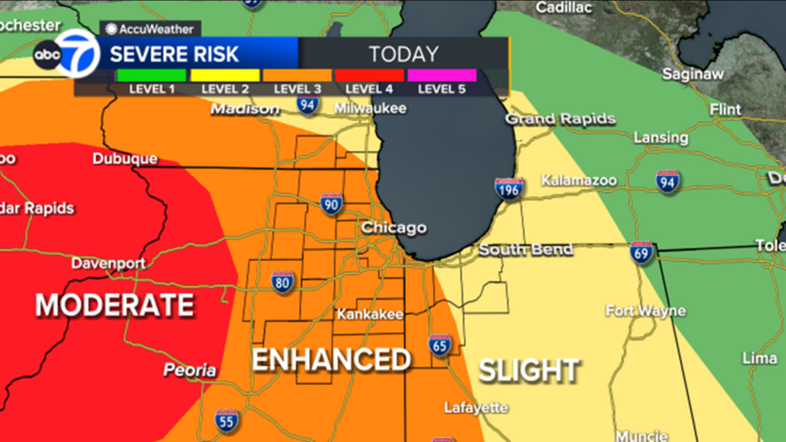 Severe weather Chicago: Significant tornadoes possible as storms move through area Friday | Live Radar - Vimarsana News