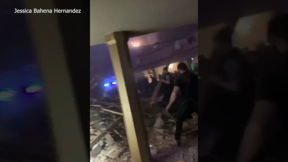 Video shows destruction inside Apollo Theatre in Belvidere after roof collapse