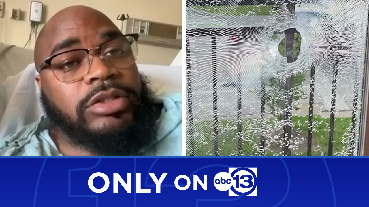 'The dude shot me': Road rage victim speaks only to 13 from hospital