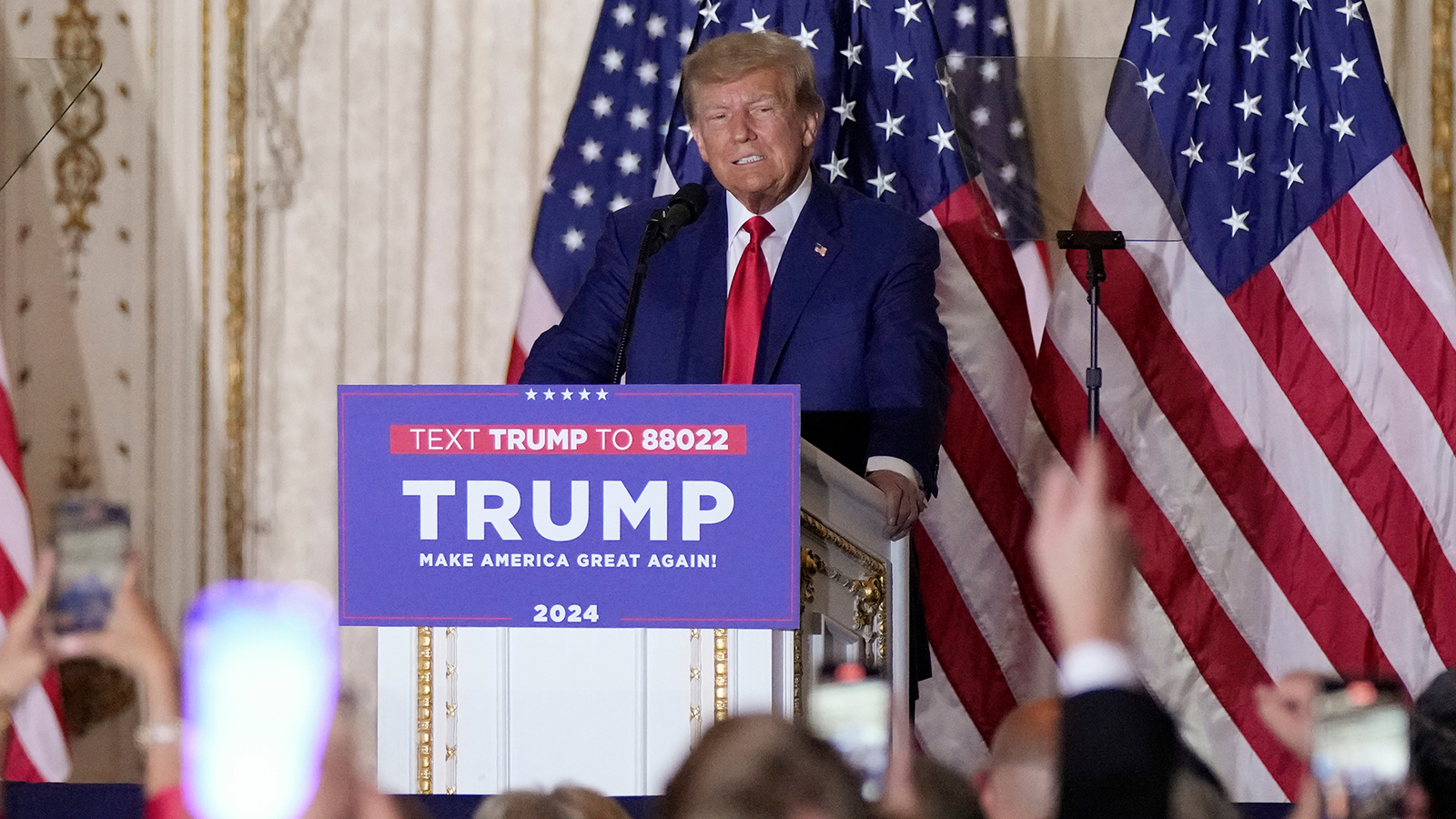 Former President Donald Trump defiant in postarraignment speech at MaraLago Former President Donald Trump defiant in postarraignment speech at MaraLago