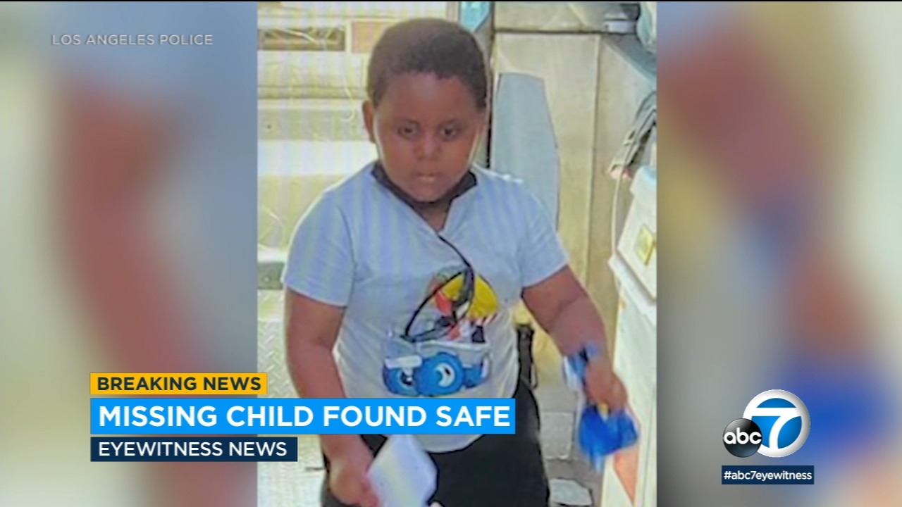 Encuentran a niño desaparecido de 7 años en el centro de Los Ángeles
