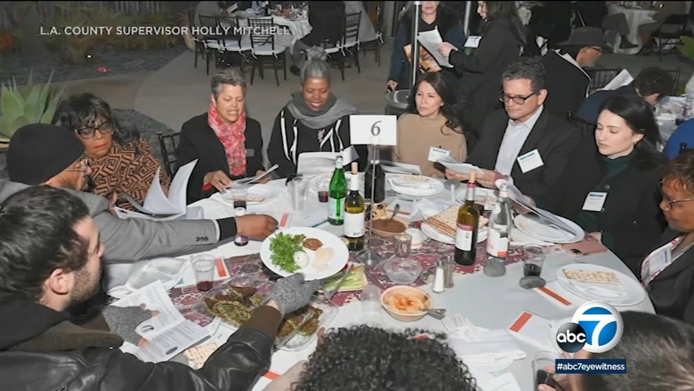 Jews, non-Jews hold Passover seder to unite against hate