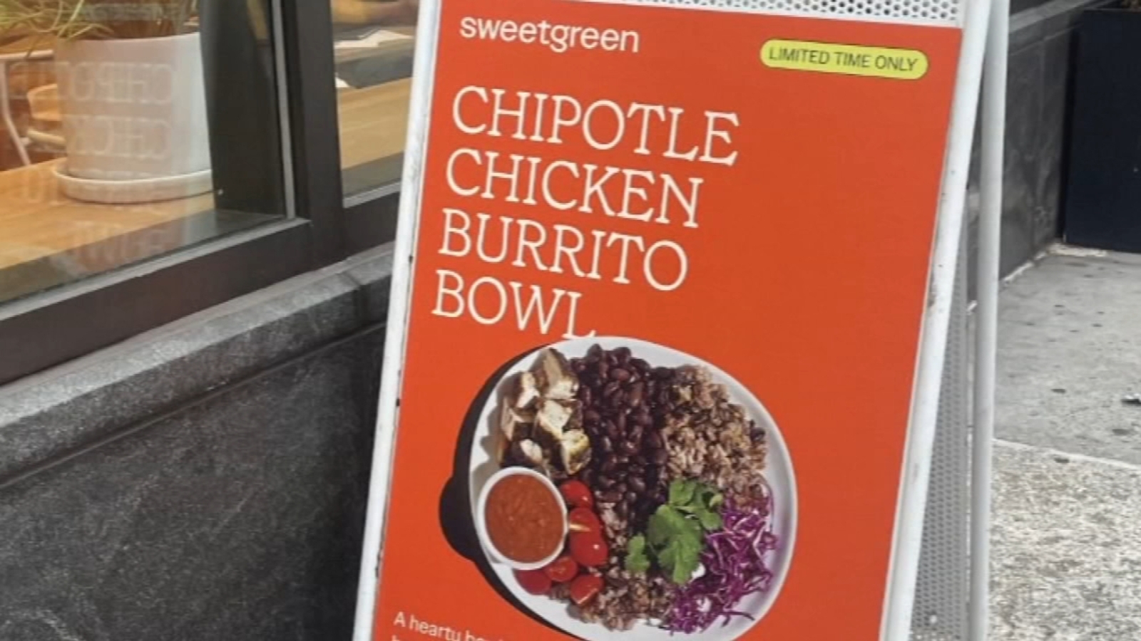Sweetgreen chipotle chicken burrito bowl Chipotle Mexican Grill