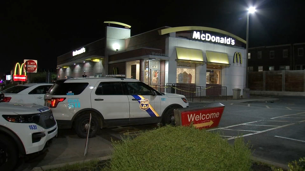 Police: Man injured in shooting outside McDonald's; 17 shots fired
