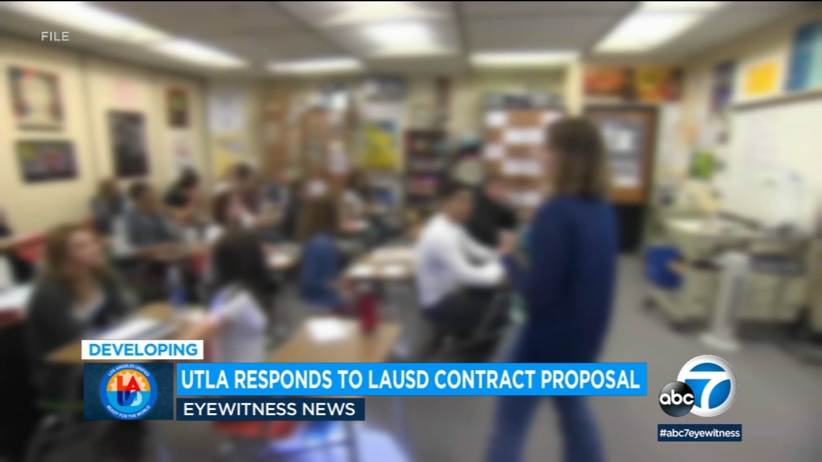 LA teachers union says deal offered by LAUSD isn't enough; continue to
