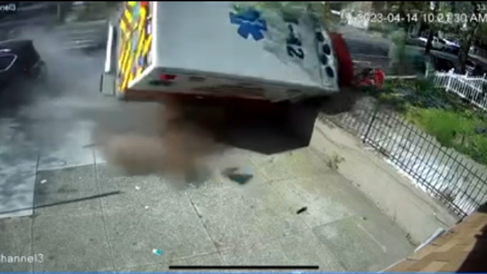 Ambulance crash in Northeast Philadelphia caught on video