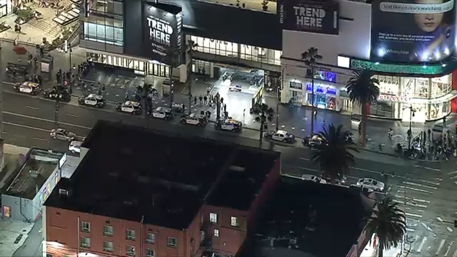 Victim shot in head near TCL Chinese Theater at intersection of Hollywood Blvd and Highland Ave Victim shot in head near TCL Chinese Theater at intersection of Hollywood Blvd and Highland Ave