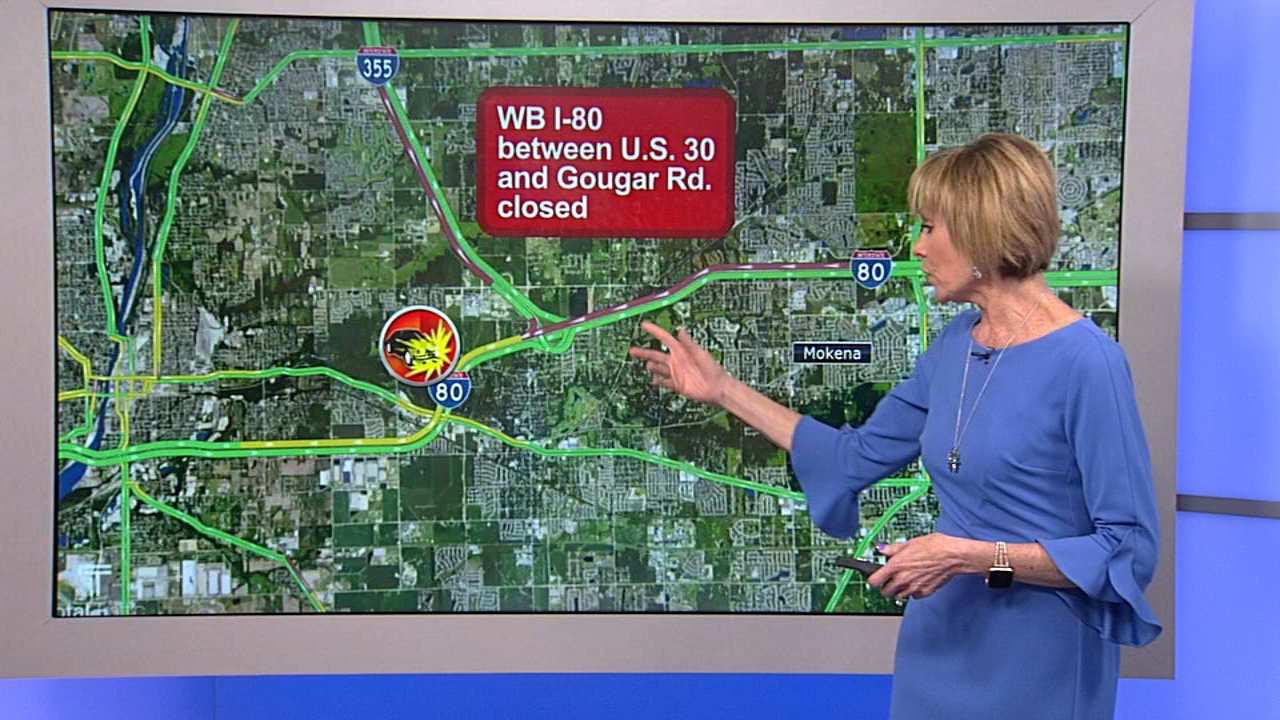 Injuries reported in multi-vehicle I-80 crash