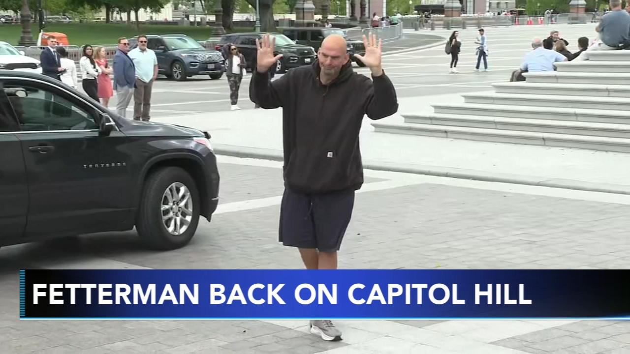 Sen. John Fetterman returns to Senate following hospitalization