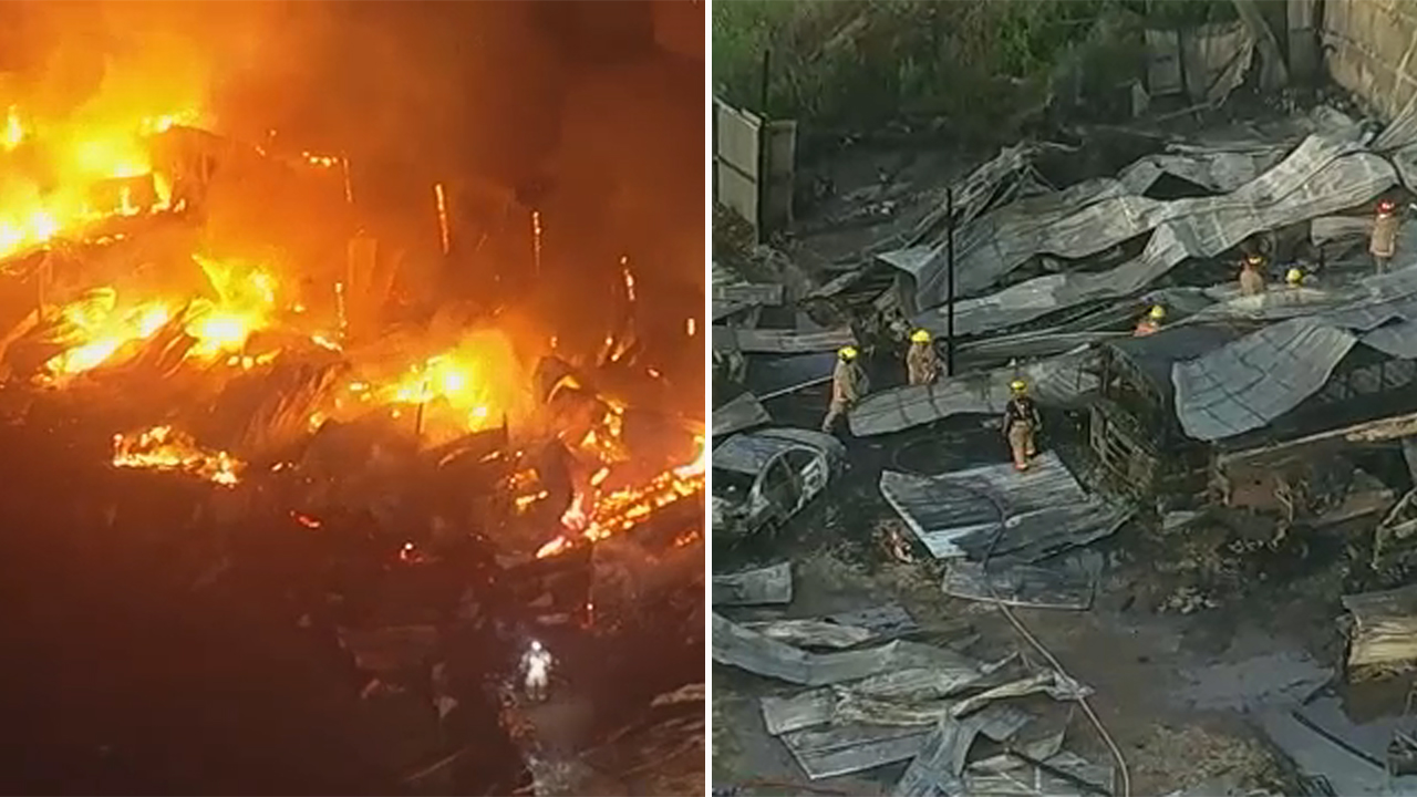 Candles sparked fire at N. Houston storage facility, official says