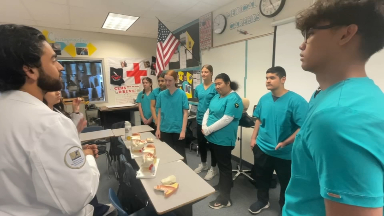 Local medical students giving back and inspiring high school students