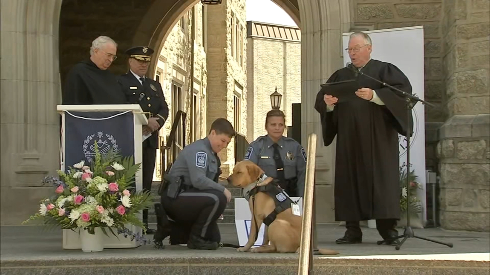 Villanova University's public safety team swears in first community