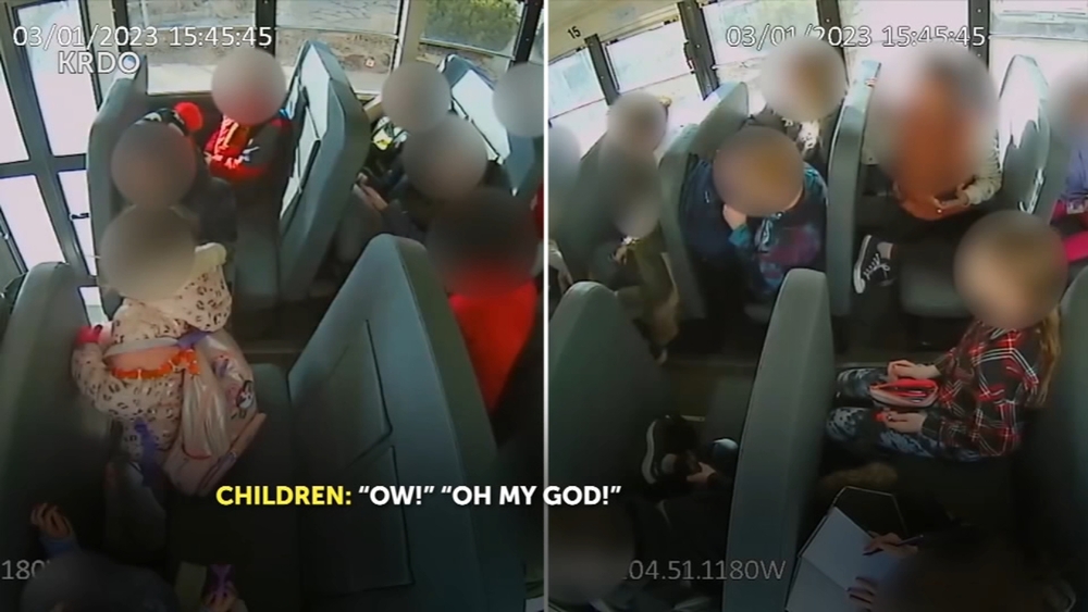 School bus driver who slammed on brakes facing 30 child abuse charges