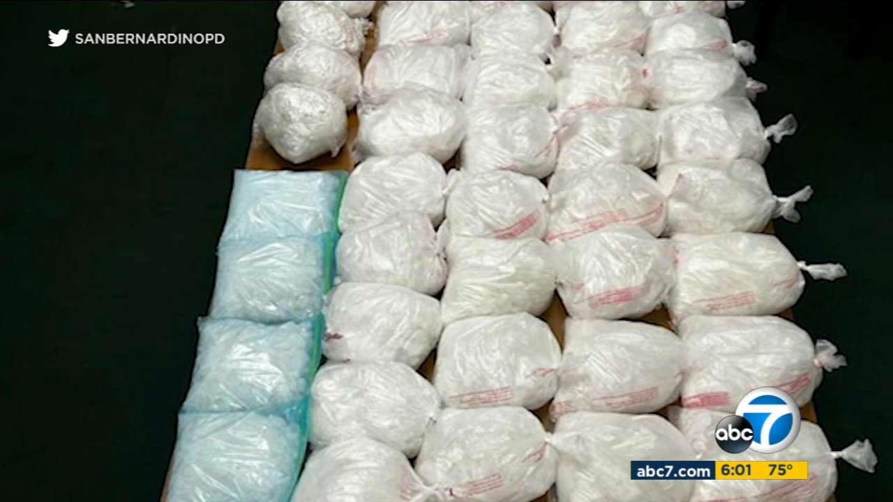 San Bernardino police finds $4 million worth of meth during search