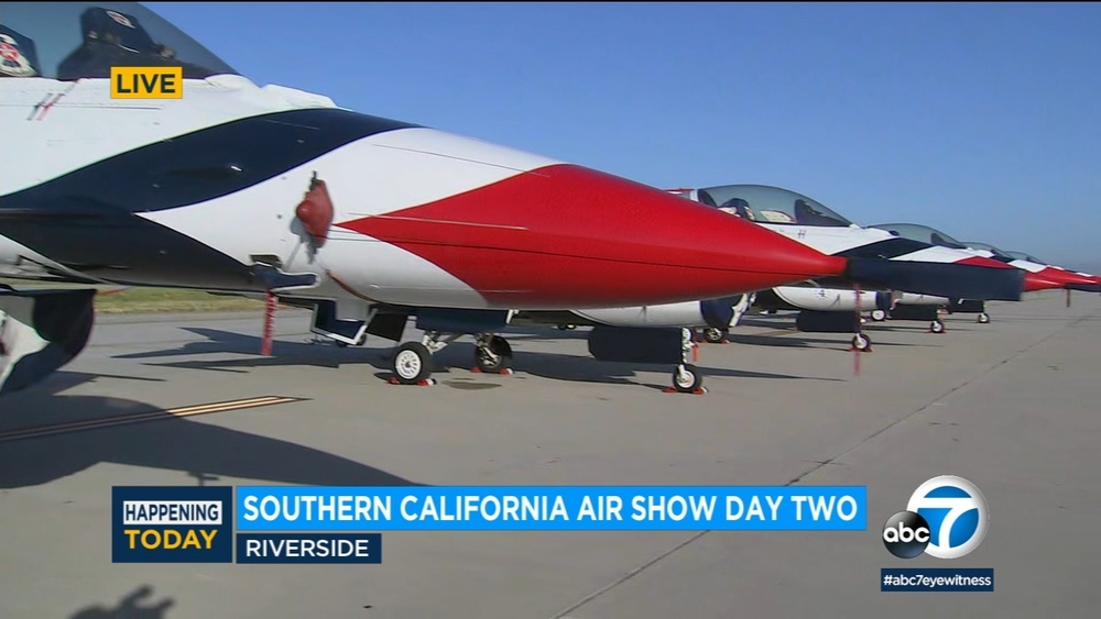 SoCal Air Show continues Sunday at March Air Reserve Base