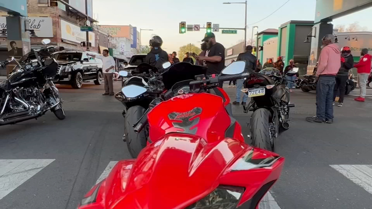 Philadelphia motorcyclists visit families impacted by gun violence in 'peace ride'