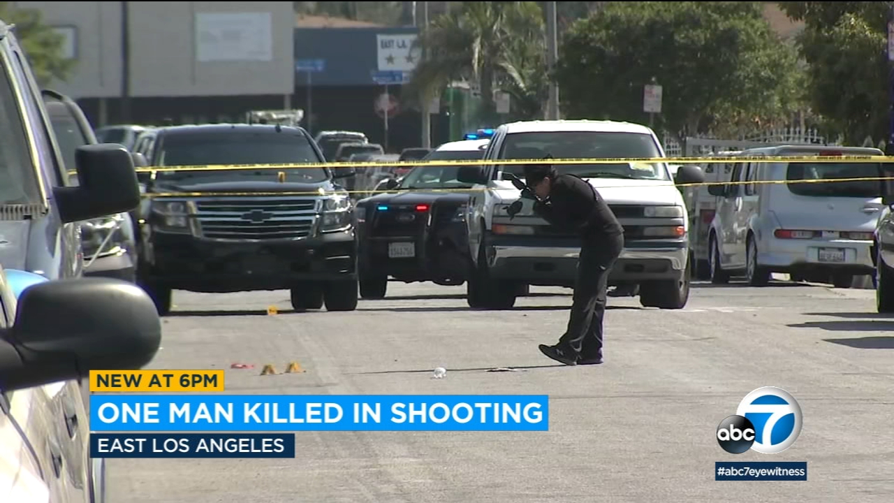 Shooting in East LA leaves 1 man dead on Sunday morning