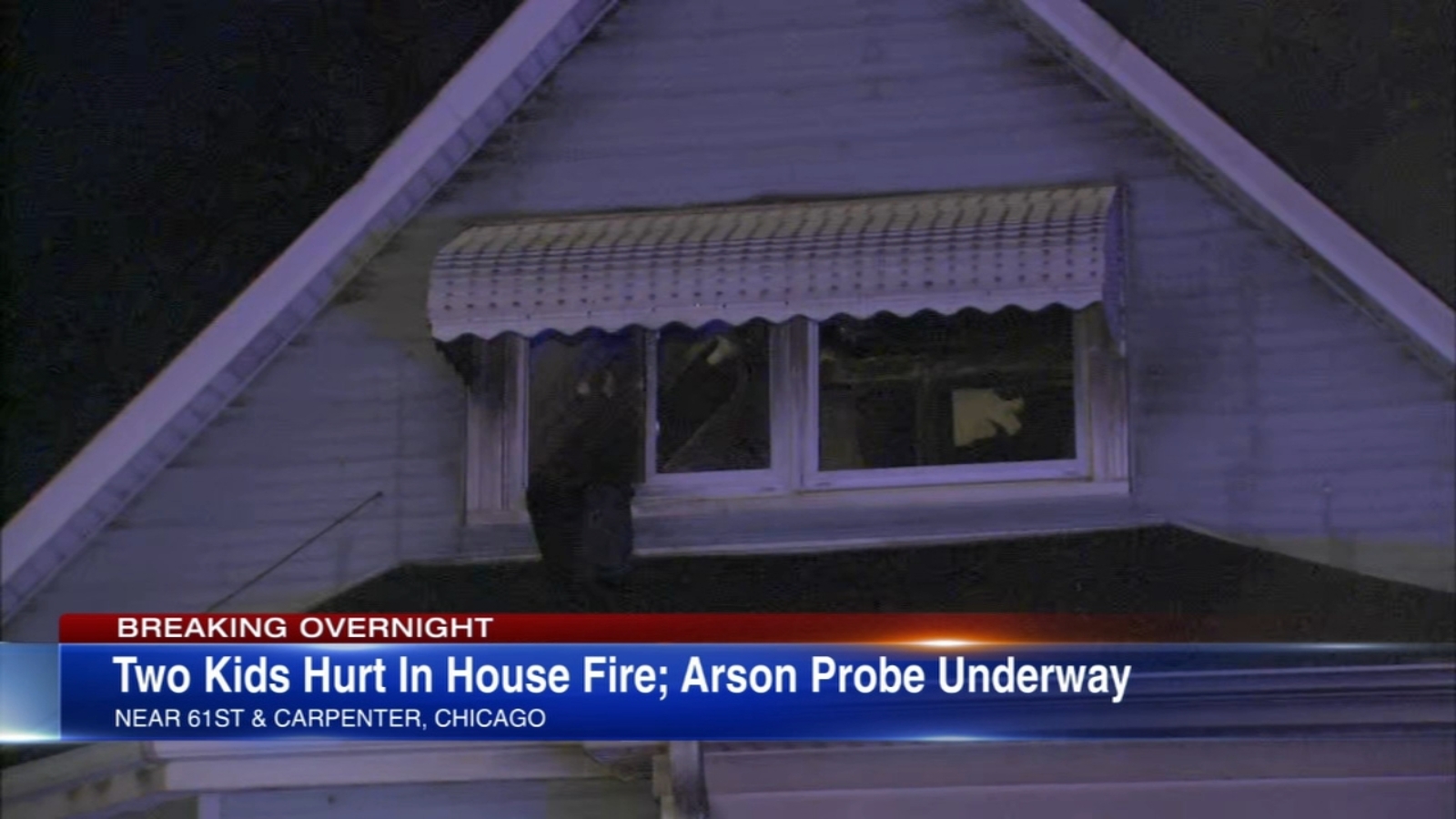 Chicago police 2 children injured 1 critically in fire after incendiary device thrown at home Chicago police 2 children injured 1 critically in fire after incendiary device thrown at home