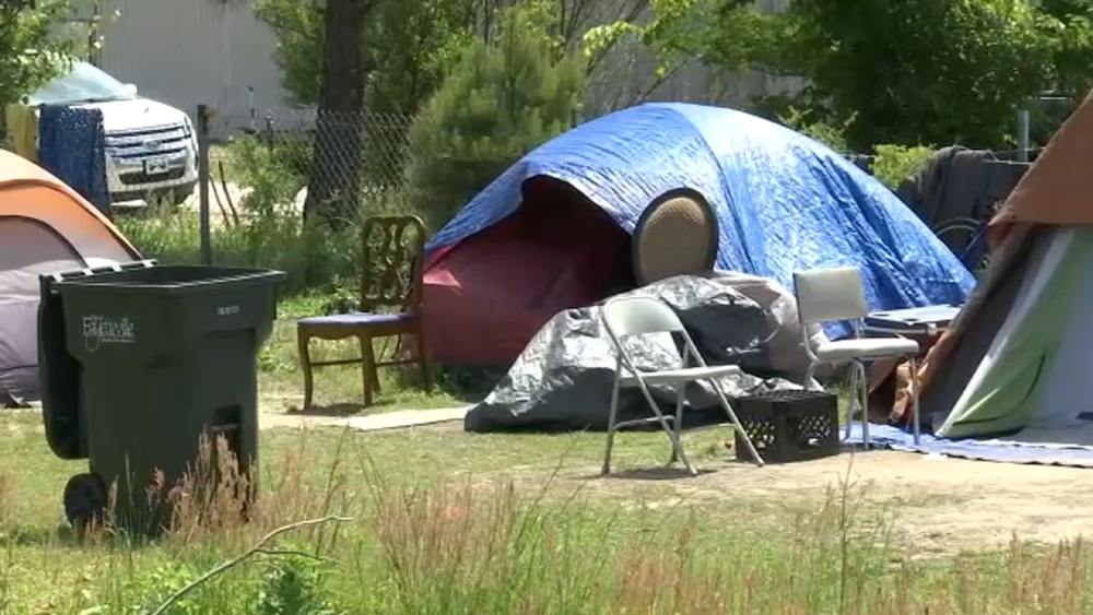 Fayetteville city leaders clearing out largest campsite for homeless