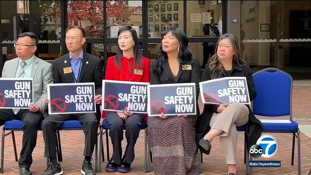 Monterey Park and CA officials advocate for new gun laws at city event