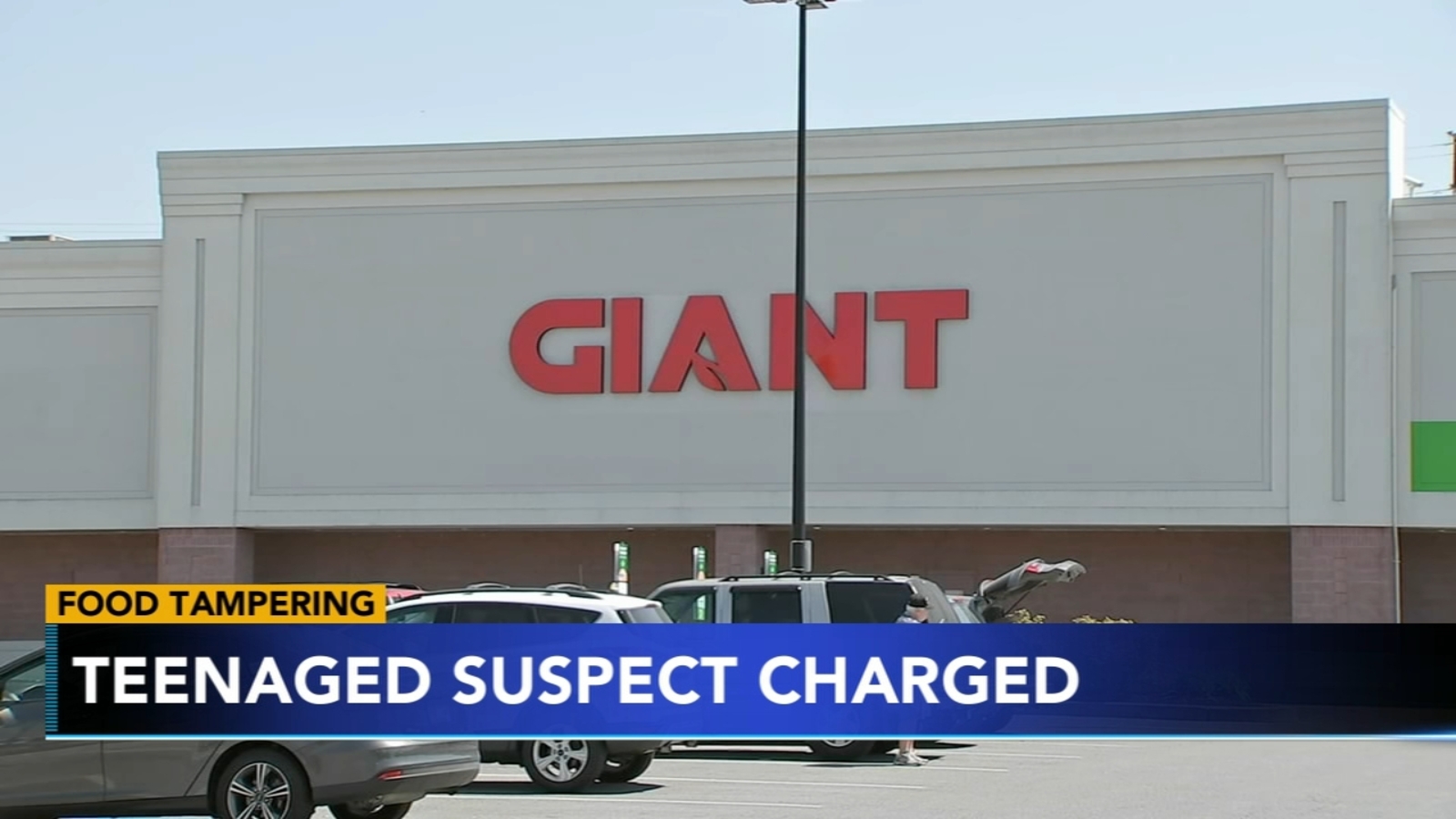 Juvenile charged with putting needles into food items at Giant store in