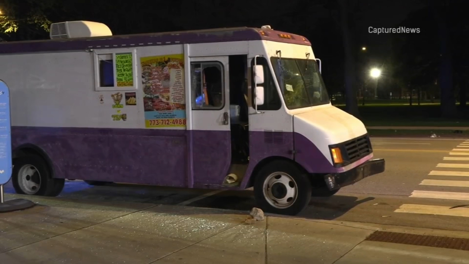 Chicago police Firework thrown into food truck on West Side