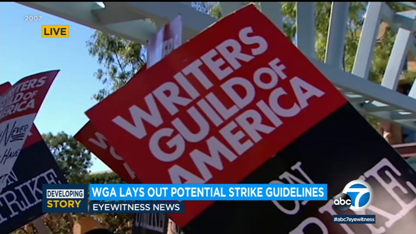 Writers Guild of America issues strike rules as possible work stoppage looms - Vimarsana News