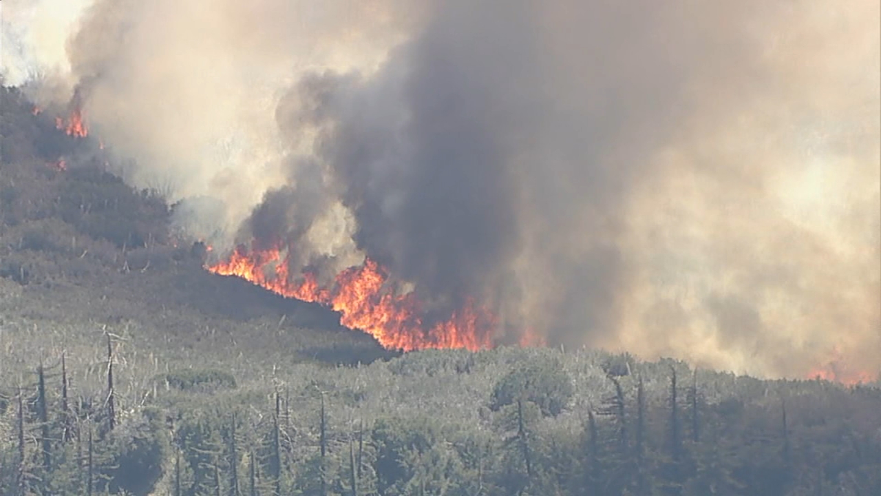 Incendio forestal estalla cerca de Lytle Creek 