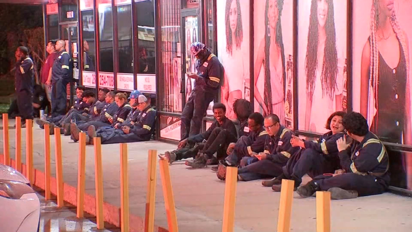 Houston firefighters clear scene of chemical spill at AkzoNobel paint