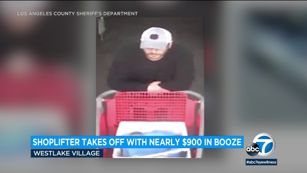 Authorities seek man suspected of shoplifting nearly $900 in booze