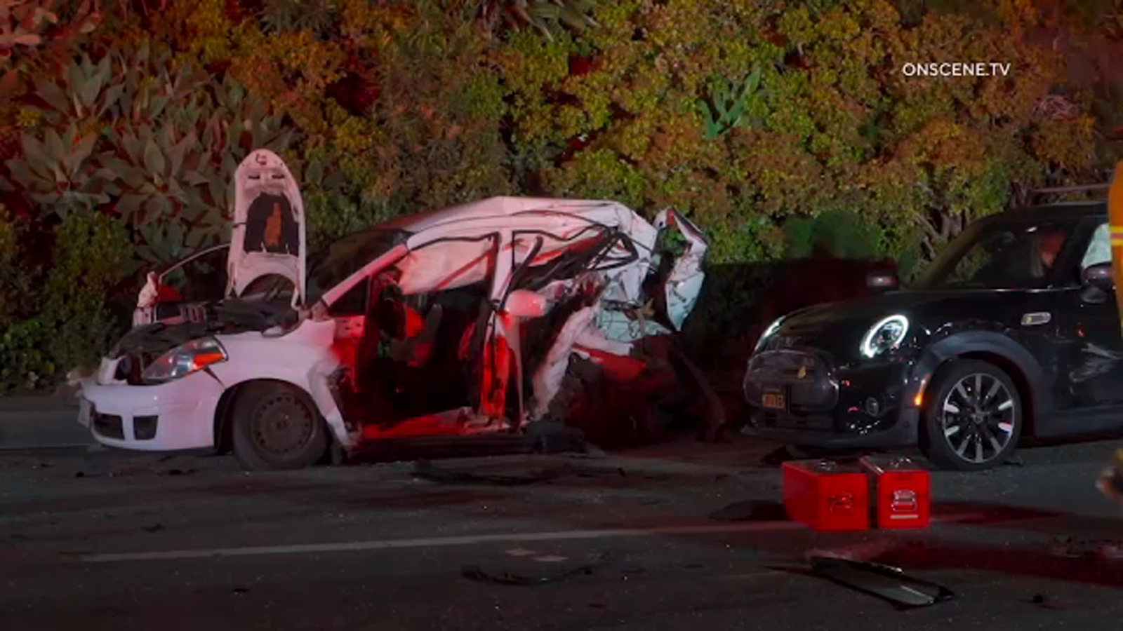 1 dead 9 others hospitalized after vehicles collide on Pacific Coast Highway in Santa Monica