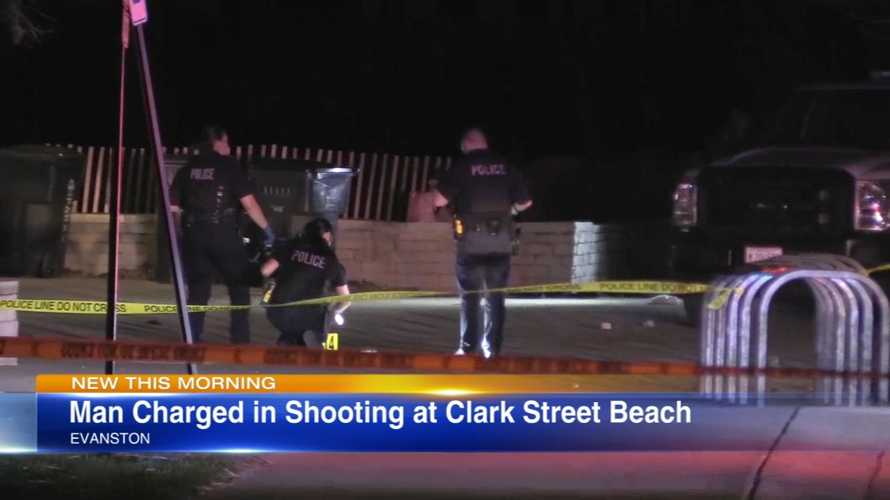 Evanston shooting: Man charged after 3 shot, 1 fatally at Clark Street Beach, police say