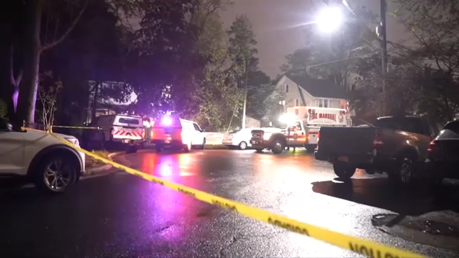 Body of man found as firefighters put out flames in Nassau County
