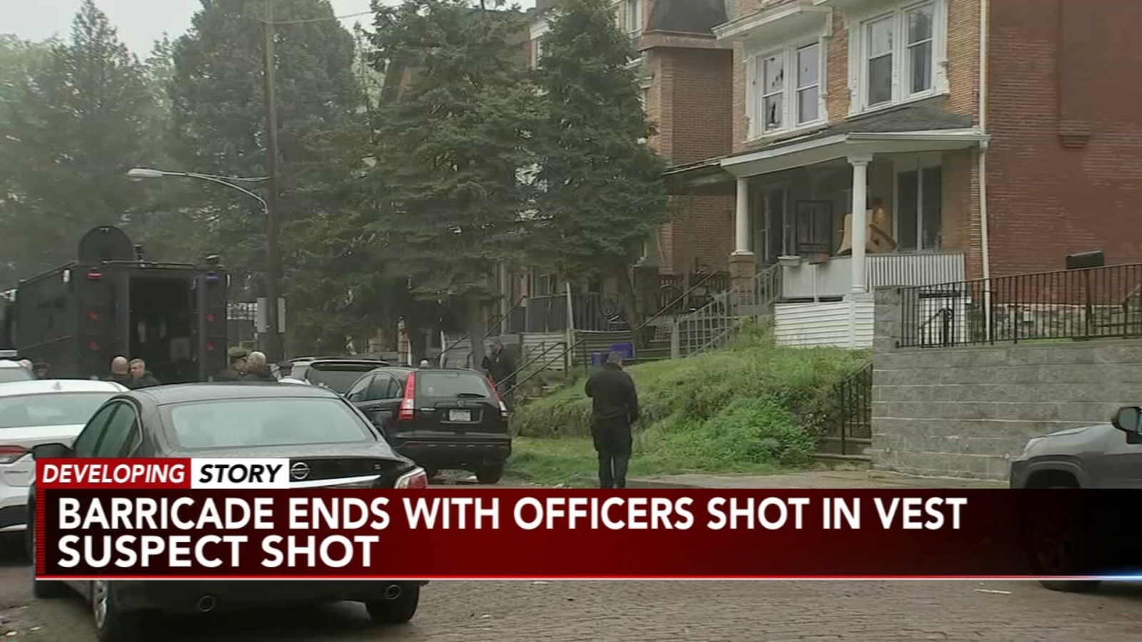 2 officers, suspect shot during standoff on West Bringhurst Street in the Germantown section of Philadelphia - Vimarsana News