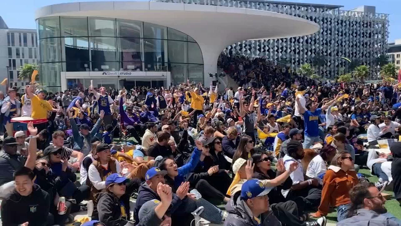 Over 2K Warriors fans go wild at Thrive City after win against Kings