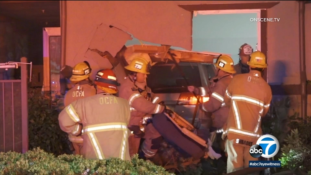 Woman injured after driver crashes into OC apartment building