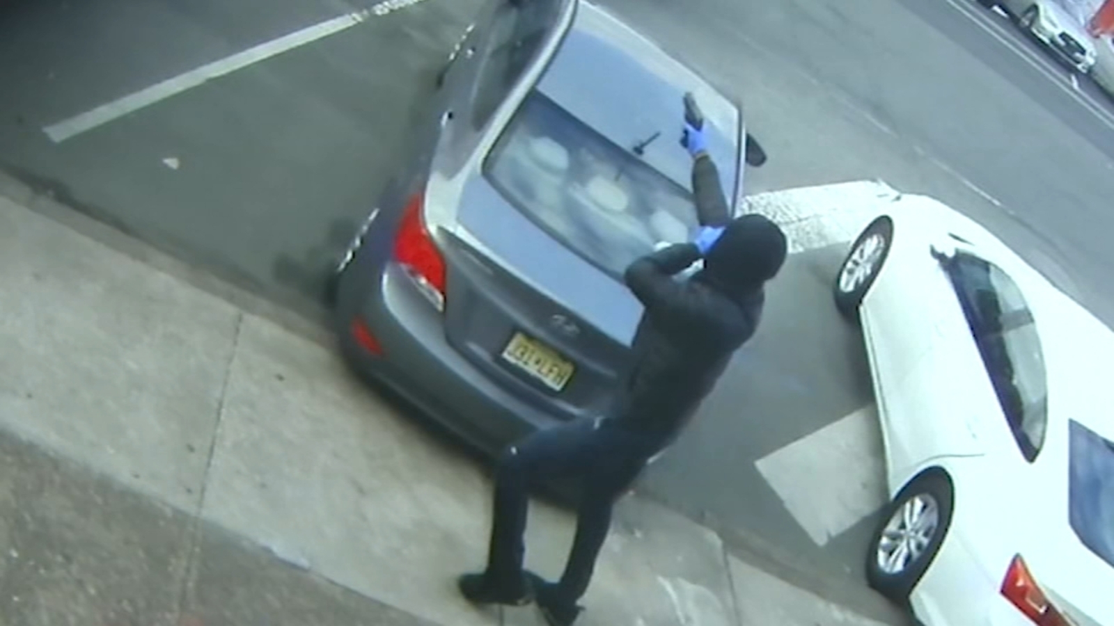 Surveillance video shows South Philly shooting that injured 3 people on