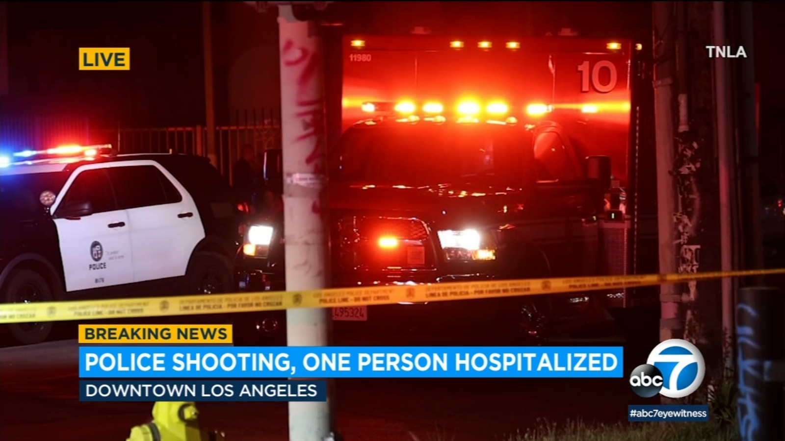 LAPD fatally shoots suspect after chase ends in downtown 2 others at large