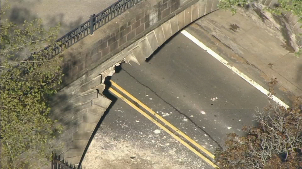 Hunting Park Avenue bridge closed indefinitely after damage by truck