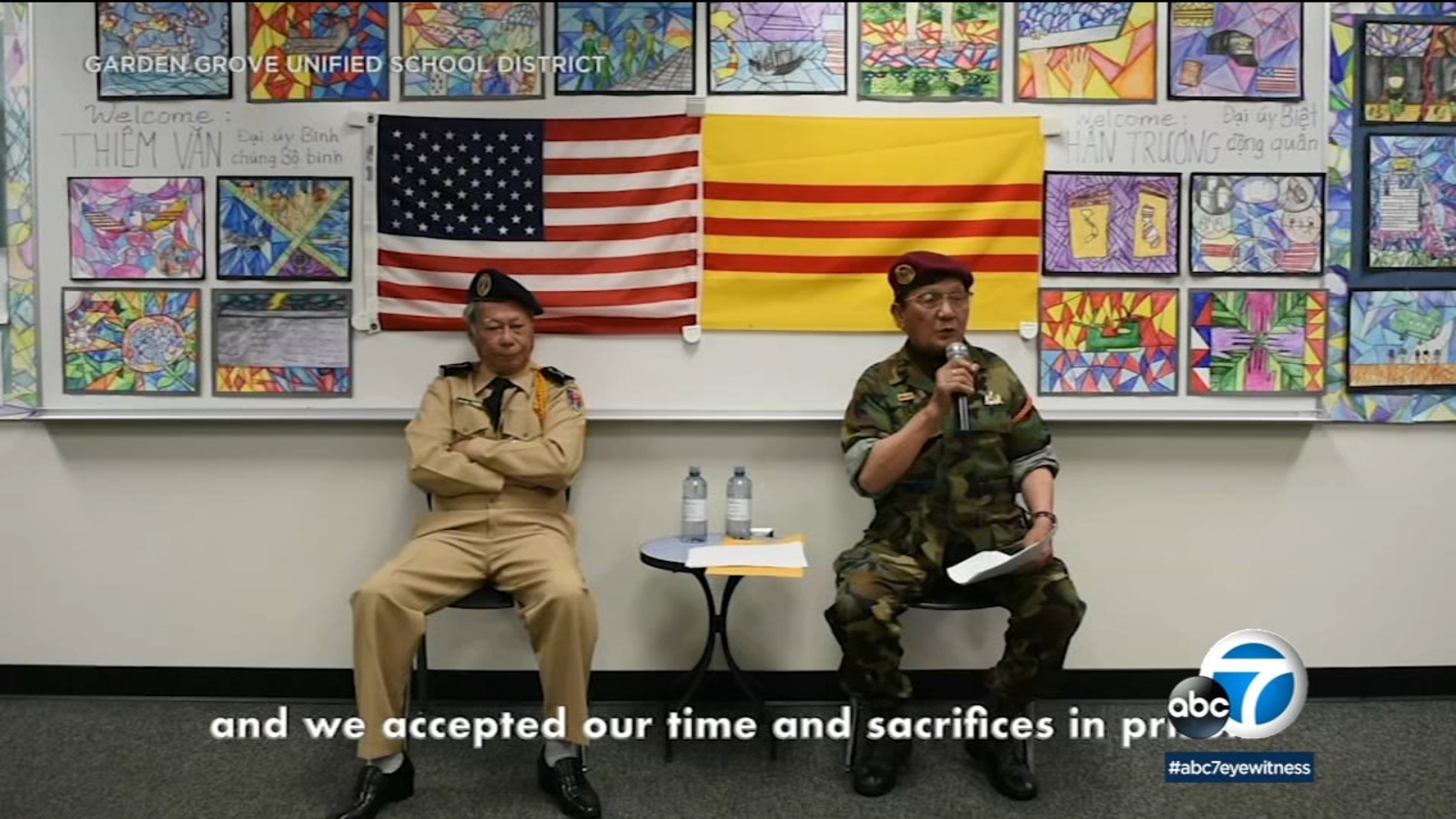 Garden Grove schools Gratitude Project helps veterans overcome trauma connected to war
