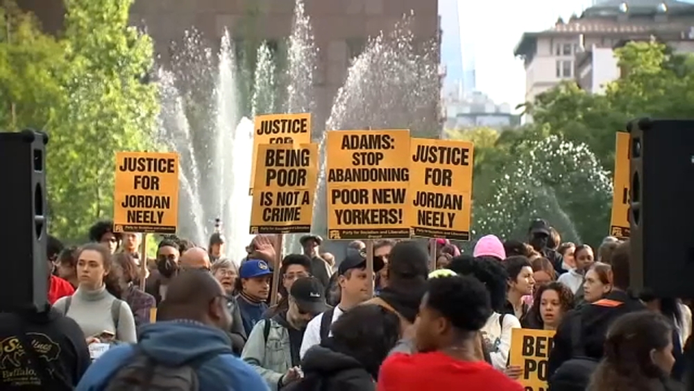 Jordan Neely's death sparks protest on subway tracks