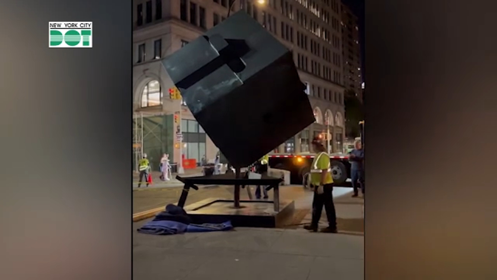 Astor Place Cube: NYC sculpture removed for planned restoration, will spin again this summer - Vimarsana News